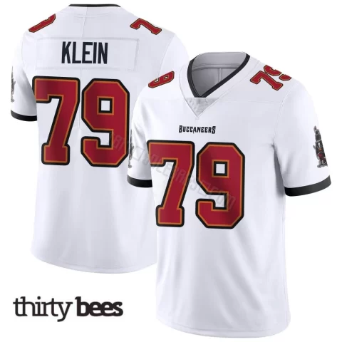 Elijah Klein ＃79 Tampa Bay Buccaneers Youth Limited White Vapor Untouchable Jersey