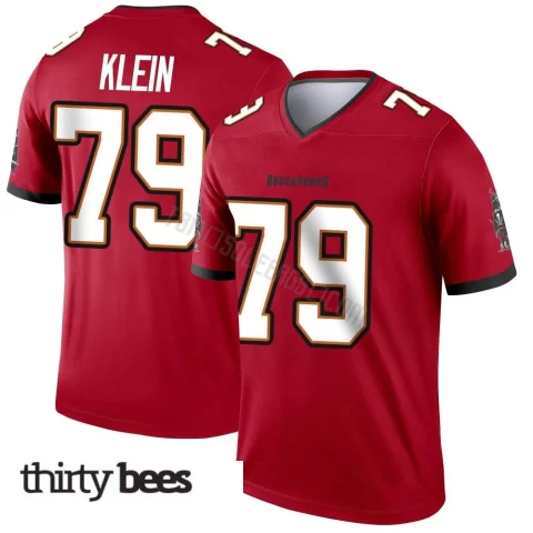 Elijah Klein ＃79 Tampa Bay Buccaneers Youth Legend Red Jersey