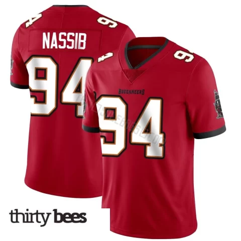 Carl Nassib ＃94 Tampa Bay Buccaneers Men's Limited Red Team Color Vapor Untouchable Jersey