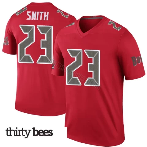 Tykee Smith ＃23 Tampa Bay Buccaneers Youth Legend Red Color Rush Jersey