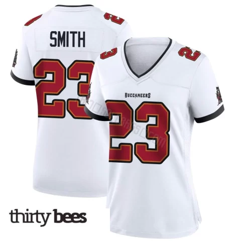 Tykee Smith ＃23 Tampa Bay Buccaneers Women's Game White Jersey
