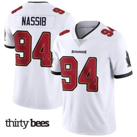 Carl Nassib ＃94 Tampa Bay Buccaneers Youth Limited White Vapor Untouchable Jersey