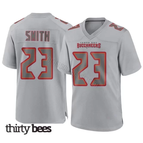 Tykee Smith ＃23 Tampa Bay Buccaneers Men's Game Gray Atmosphere Fashion Jersey