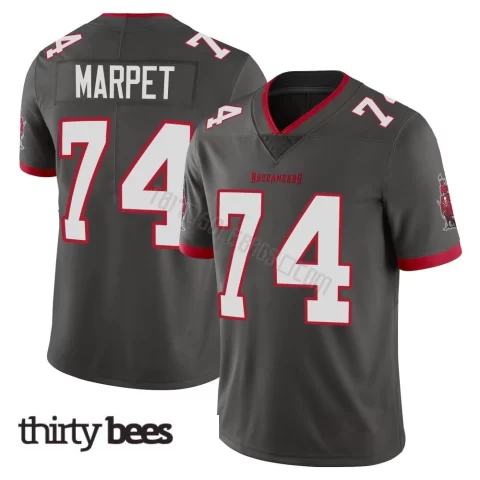 Ali Marpet ＃74 Tampa Bay Buccaneers Men's Limited Pewter Alternate Vapor Jersey