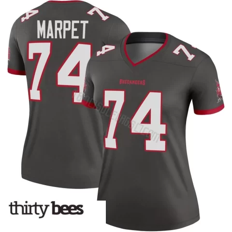 Ali Marpet ＃74 Tampa Bay Buccaneers Women's Legend Pewter Alternate Jersey