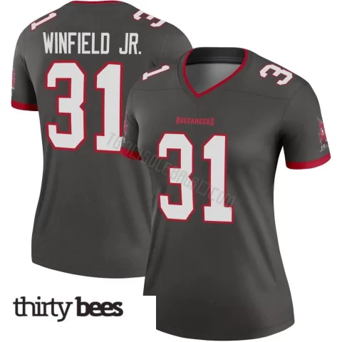 Antoine Winfield Jr. ＃31 Tampa Bay Buccaneers Women's Legend Pewter Alternate Jersey