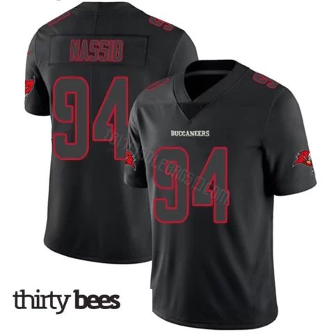 Carl Nassib ＃94 Tampa Bay Buccaneers Men's Limited Black Impact Jersey