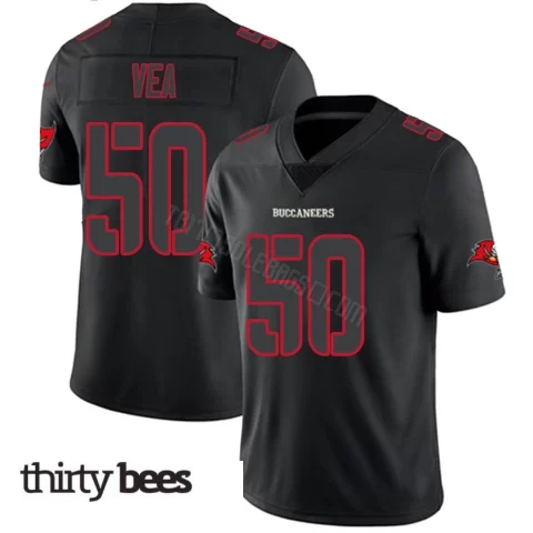 Vita Vea ＃50 Tampa Bay Buccaneers Men's Limited Black Impact Jersey