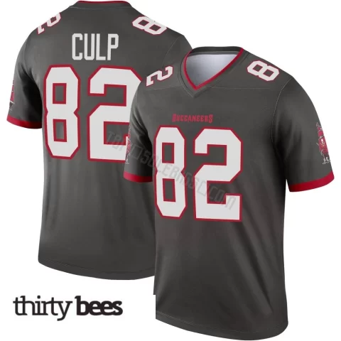 Devin Culp ＃82 Tampa Bay Buccaneers Youth Legend Pewter Alternate Jersey