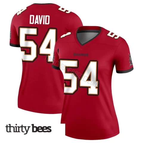 Lavonte David ＃54 Tampa Bay Buccaneers Women's Legend Red Jersey