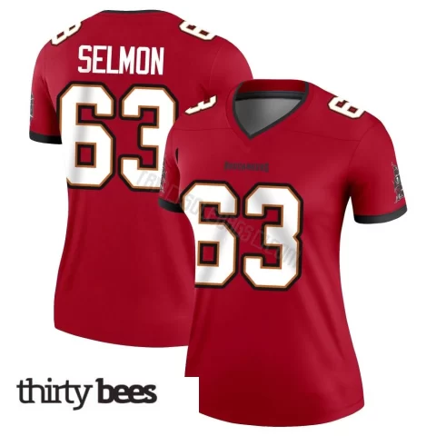 Lee Roy Selmon ＃63 Tampa Bay Buccaneers Women's Legend Red Jersey