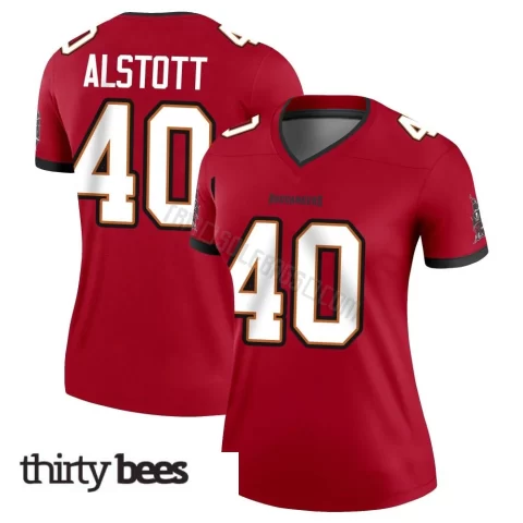 Mike Alstott ＃40 Tampa Bay Buccaneers Women's Legend Red Jersey
