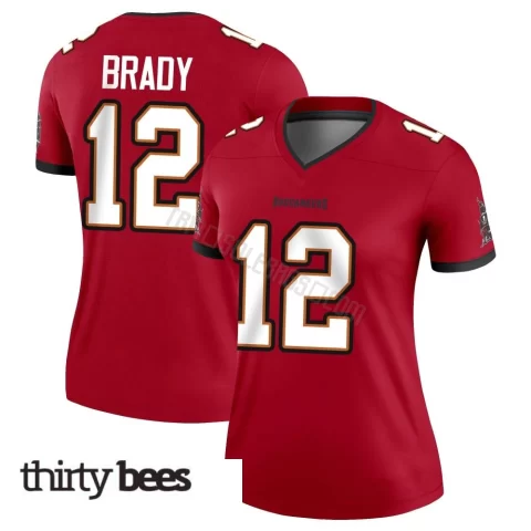 Tom Brady ＃12 Tampa Bay Buccaneers Women's Legend Red Jersey