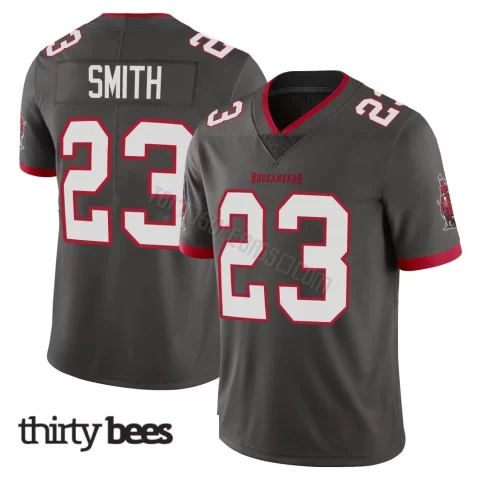 Tykee Smith ＃23 Tampa Bay Buccaneers Men's Limited Pewter Alternate Vapor Jersey