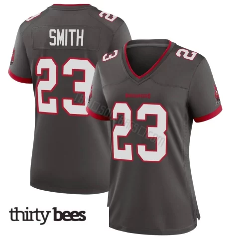 Tykee Smith ＃23 Tampa Bay Buccaneers Women's Game Pewter Alternate Jersey