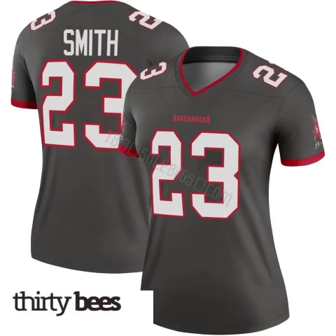Tykee Smith ＃23 Tampa Bay Buccaneers Women's Legend Pewter Alternate Jersey