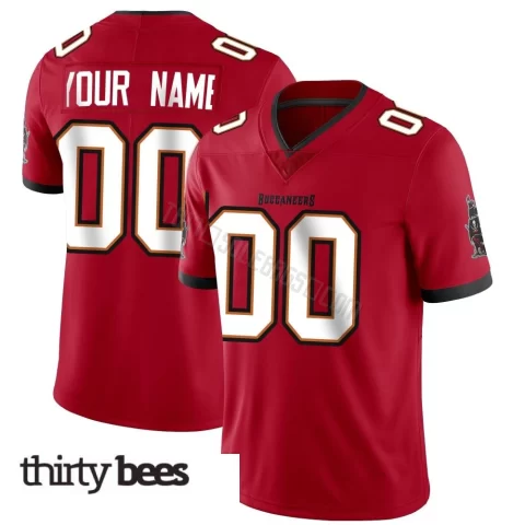 Custom ＃00 Tampa Bay Buccaneers Youth Limited Red Team Color Vapor Untouchable Jersey