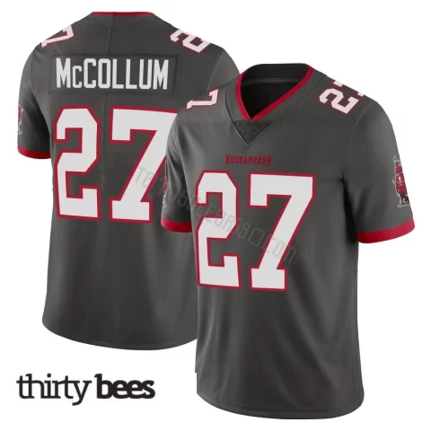 Zyon McCollum ＃27 Tampa Bay Buccaneers Youth Limited Pewter Alternate Vapor Jersey