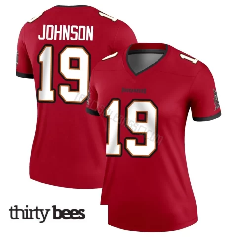 Kameron Johnson ＃19 Tampa Bay Buccaneers Women's Legend Red Jersey