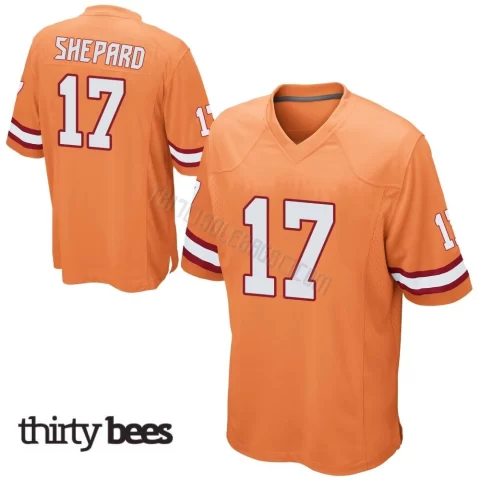 Sterling Shepard ＃17 Tampa Bay Buccaneers Youth Game Orange Alternate Jersey