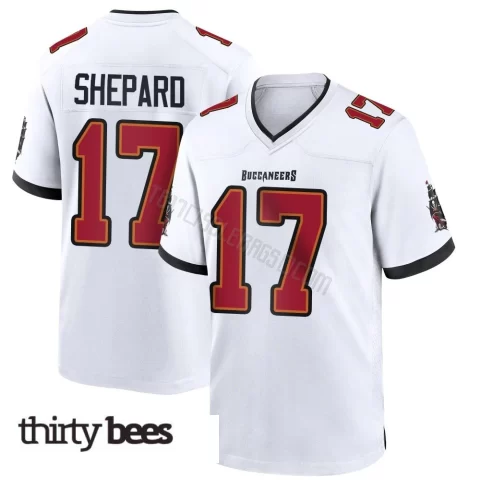 Sterling Shepard ＃17 Tampa Bay Buccaneers Men's Game White Jersey