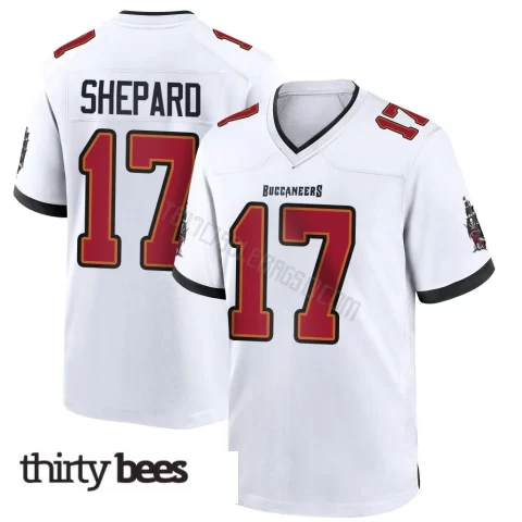 Sterling Shepard ＃17 Tampa Bay Buccaneers Youth Game White Jersey