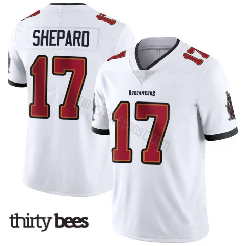 Sterling Shepard ＃17 Tampa Bay Buccaneers Men's Limited White Vapor Untouchable Jersey