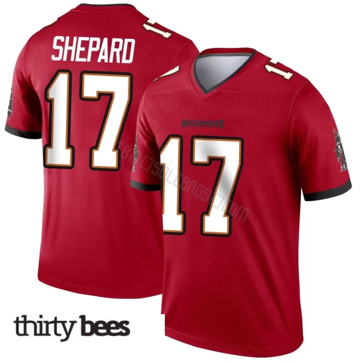 Sterling Shepard ＃17 Tampa Bay Buccaneers Youth Legend Red Jersey