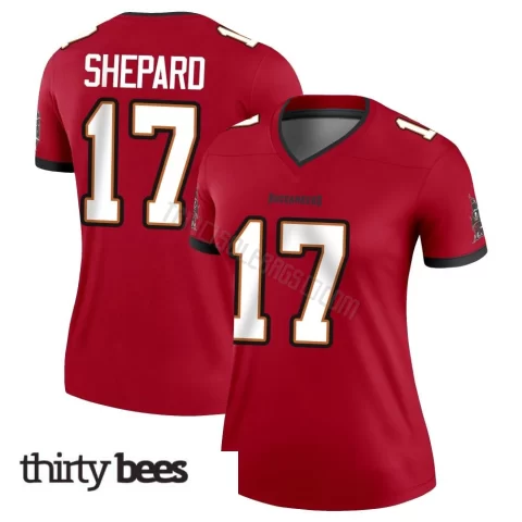 Sterling Shepard ＃17 Tampa Bay Buccaneers Women's Legend Red Jersey