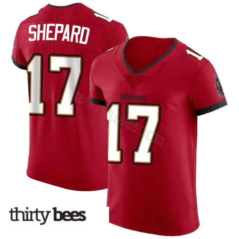 Sterling Shepard ＃17 Tampa Bay Buccaneers Men's Elite Red Vapor Jersey