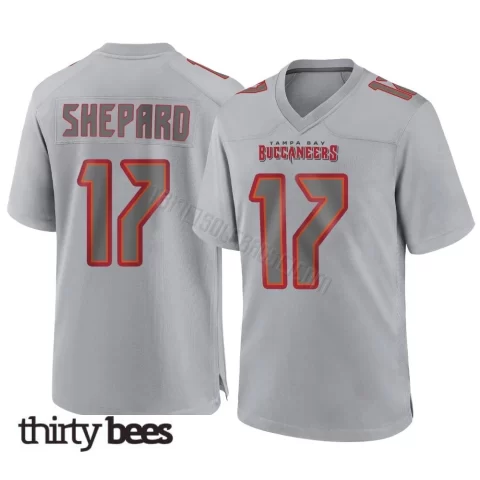Sterling Shepard ＃17 Tampa Bay Buccaneers Men's Game Gray Atmosphere Fashion Jersey