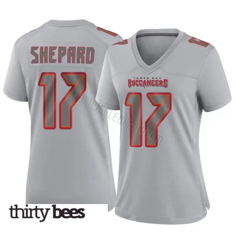 Sterling Shepard ＃17 Tampa Bay Buccaneers Women's Game Gray Atmosphere Fashion Jersey