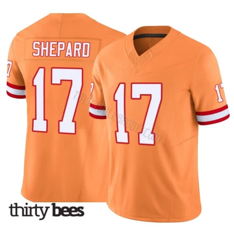 Sterling Shepard ＃17 Tampa Bay Buccaneers Men's Limited Orange Vapor F.U.S.E. Jersey