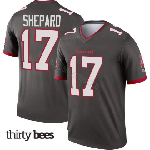 Sterling Shepard ＃17 Tampa Bay Buccaneers Men's Legend Pewter Alternate Jersey