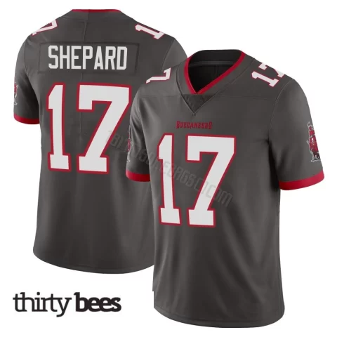 Sterling Shepard ＃17 Tampa Bay Buccaneers Men's Limited Pewter Alternate Vapor Jersey