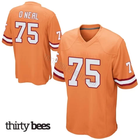 Raiqwon O'Neal ＃75 Tampa Bay Buccaneers Men's Game Orange Alternate Jersey