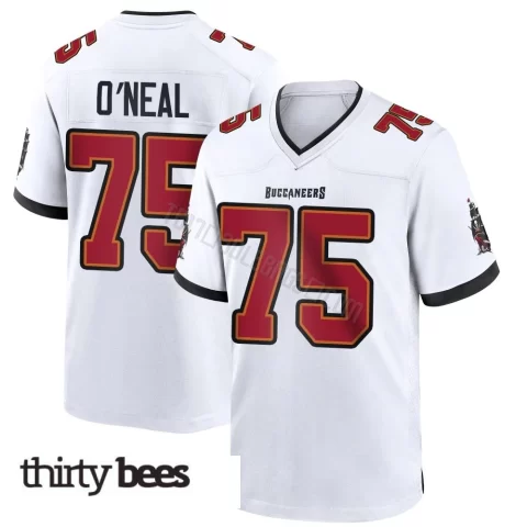 Raiqwon O'Neal ＃75 Tampa Bay Buccaneers Youth Game White Jersey