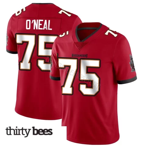 Raiqwon O'Neal ＃75 Tampa Bay Buccaneers Men's Limited Red Team Color Vapor Untouchable Jersey