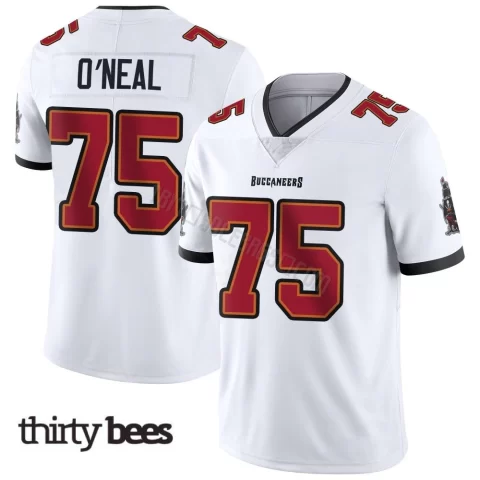Raiqwon O'Neal ＃75 Tampa Bay Buccaneers Men's Limited White Vapor Untouchable Jersey
