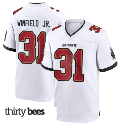 Antoine Winfield Jr. ＃31 Tampa Bay Buccaneers Men's Game White Jersey