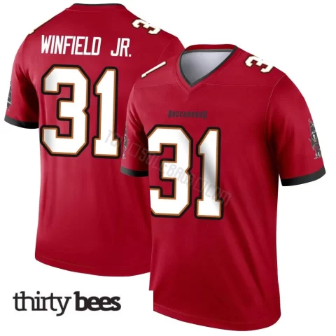 Antoine Winfield Jr. ＃31 Tampa Bay Buccaneers Men's Legend Red Jersey