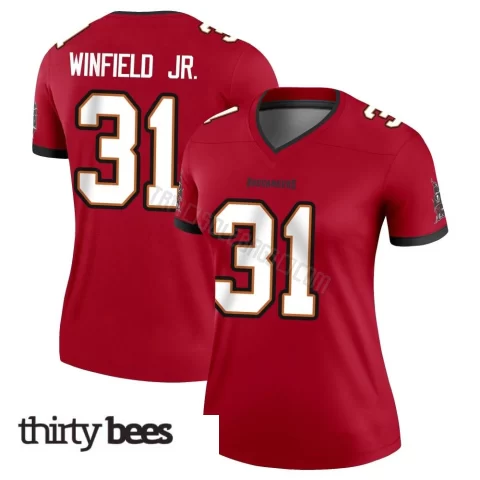 Antoine Winfield Jr. ＃31 Tampa Bay Buccaneers Women's Legend Red Jersey