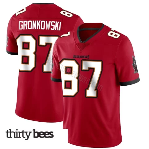 Rob Gronkowski ＃87 Tampa Bay Buccaneers Men's Limited Red Team Color Vapor Untouchable Jersey