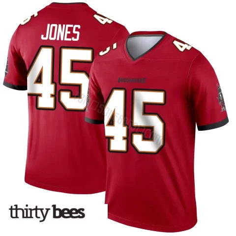 Deion Jones ＃45 Tampa Bay Buccaneers Youth Legend Red Jersey