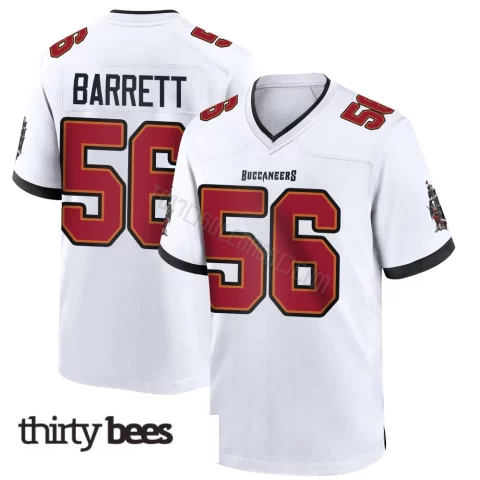 Shaquil Barrett ＃56 Tampa Bay Buccaneers Men's Game White Jersey