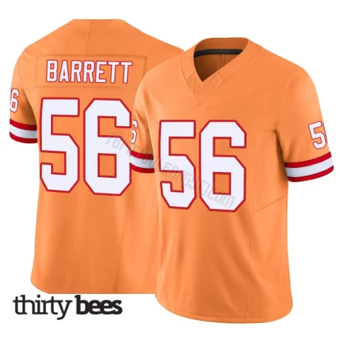 Shaquil Barrett ＃56 Tampa Bay Buccaneers Men's Limited Orange Vapor F.U.S.E. Jersey