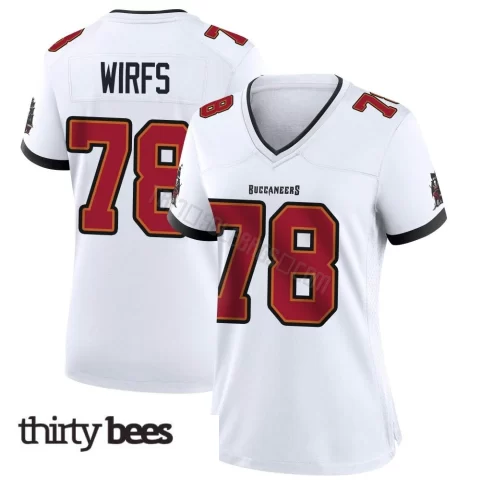 Tristan Wirfs ＃78 Tampa Bay Buccaneers Women's Game White Jersey