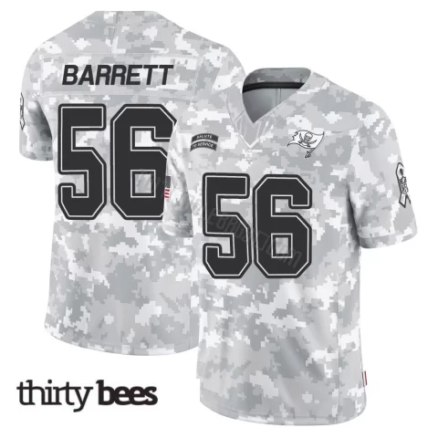 Shaquil Barrett ＃56 Tampa Bay Buccaneers Youth Limited Arctic Camo 2024 Salute to Service Jersey