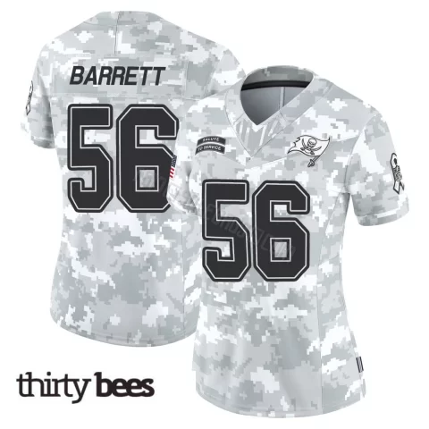 Shaquil Barrett ＃56 Tampa Bay Buccaneers Women's Limited Arctic Camo 2024 Salute to Service Jersey