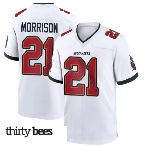 Benjamin Morrison ＃21 Tampa Bay Buccaneers Men's Game White Jersey